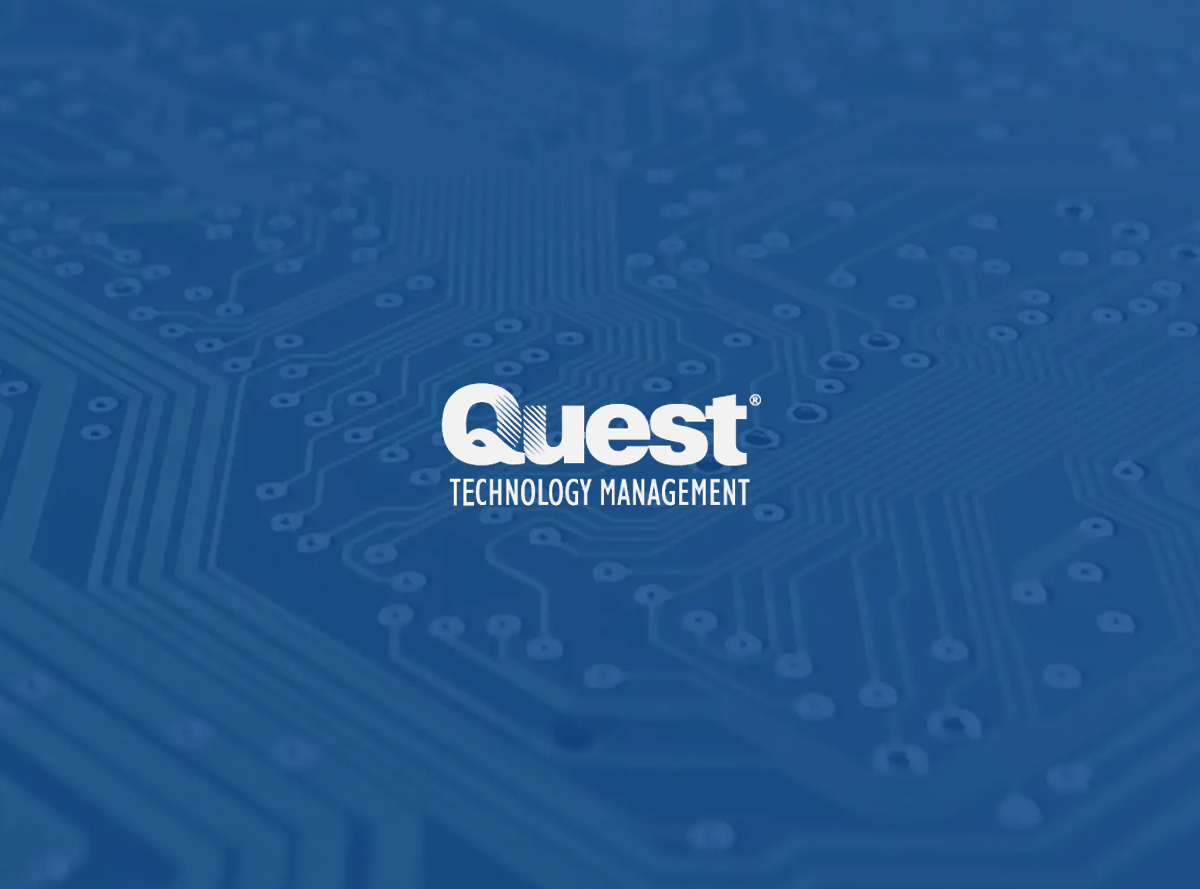 IT consulting and management firm Quest's brand logo